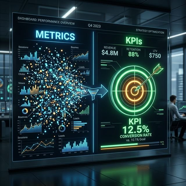 Métricas vs KPIs